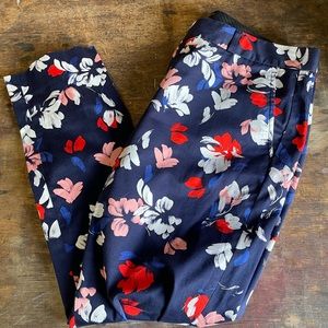 Banna republic floral trousers